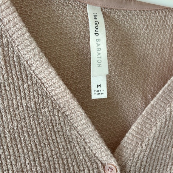 The Group Babaton Thermal Long Sleeve Tie Front - Picture 3 of 7